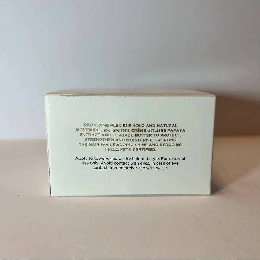 NIB Mr. Smith Creme 2.7oz Flexible Hold and natural movement‎ add shine